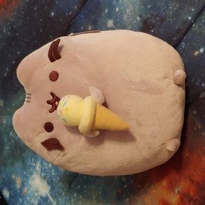 Pusheen the Cat Plush Holding Ice Cream Cone